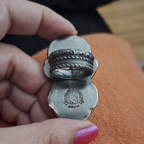 Artisan Handmade Monarch opal ring Size 7.5 OOAK Rare HTF - Picture 4 of 7